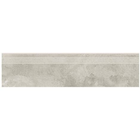 Opoczno Quenos light grey stopnica 30x120 cm