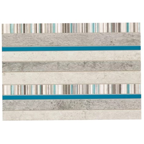 Domino Gris turkus dekor 25x36 cm