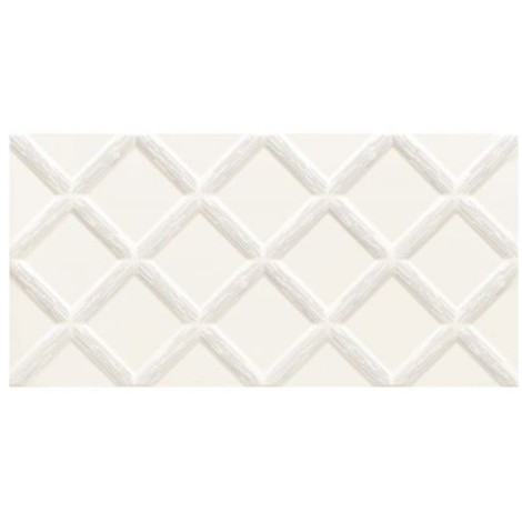 Domino Burano white inserto dekor ścienny 30,8x60,8 cm