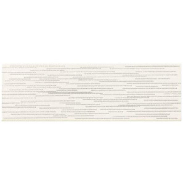 Domino Burano white bar inserto D cegiełka 23,7x7,8 cm
