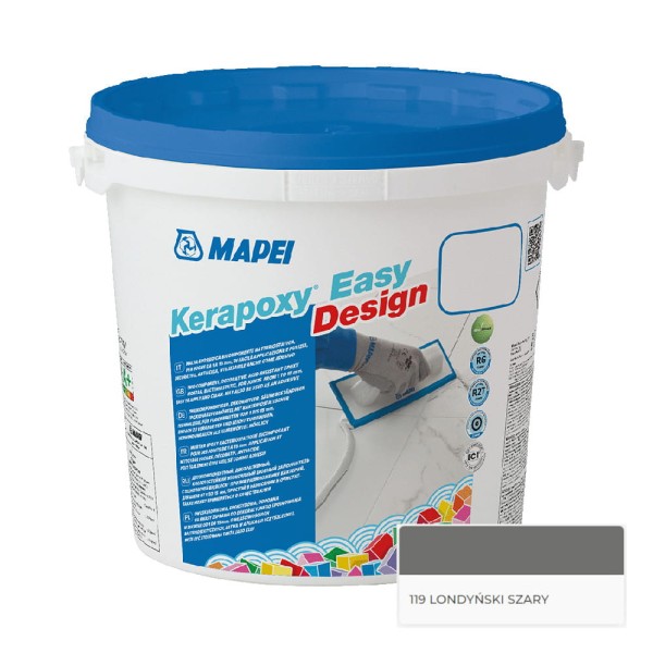 Mapei Kerapoxy Easy Design fuga epoksydowa 119 londyński szary 3kg