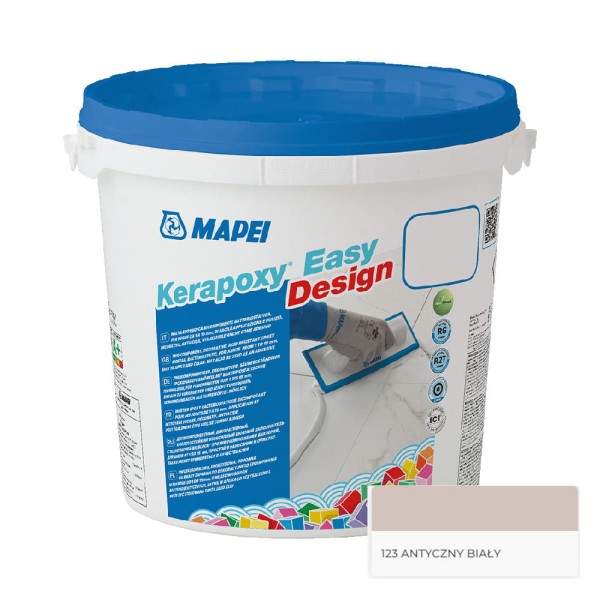 Mapei Kerapoxy Easy Design fuga epoksydowa 123 antyczna biel 3kg