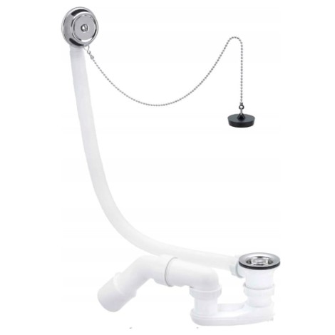 Viega syfon wannowy z korkiem gumowym