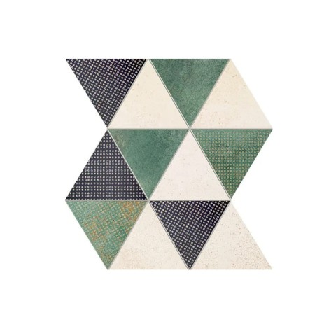 Domino Margot green mozaika 29,8x25,8 cm
