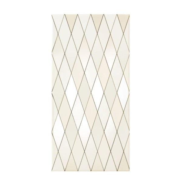 Domino Biel diamond inserto płytka ścienna 22,3 x 44,8.