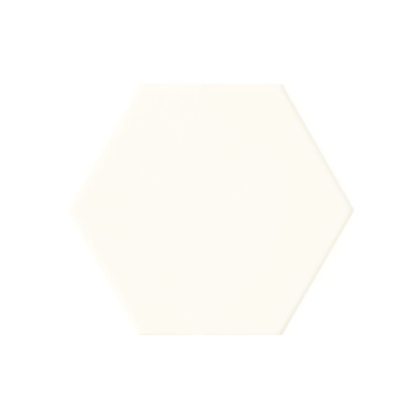 Domino Burano white hex płytka ścienna 11 x 12,5.
