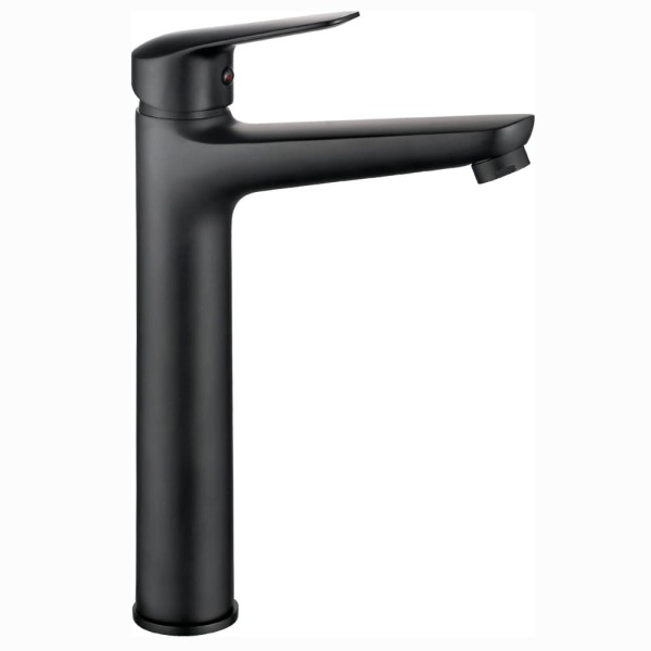 Deante Boro bateria umywalkowa stojąca wysoka czarna