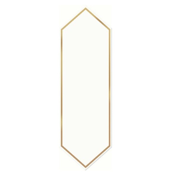 Cersanit Big arrow gold dekor 12,8x39,8 cm